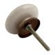 Pea Green Flat Ceramic Cupboard Knob